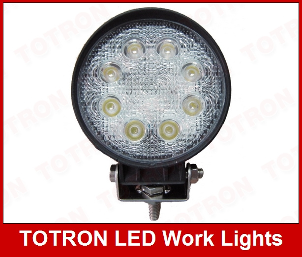 24V 12V 24W Round LED Work Light