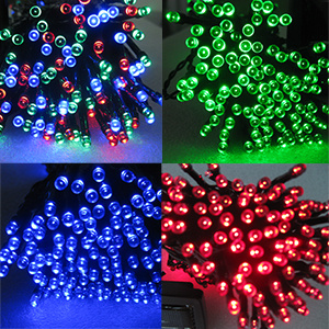 RGB Solar LED Fairy Christmas Light for Outdoor Decoration