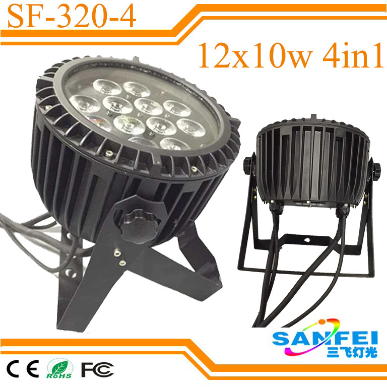 Outdoor PAR Light RGBW 4in1 12X10W LED PAR 64