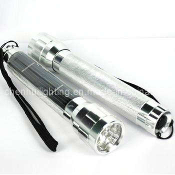 High Efficiency Solar LED Flashlight