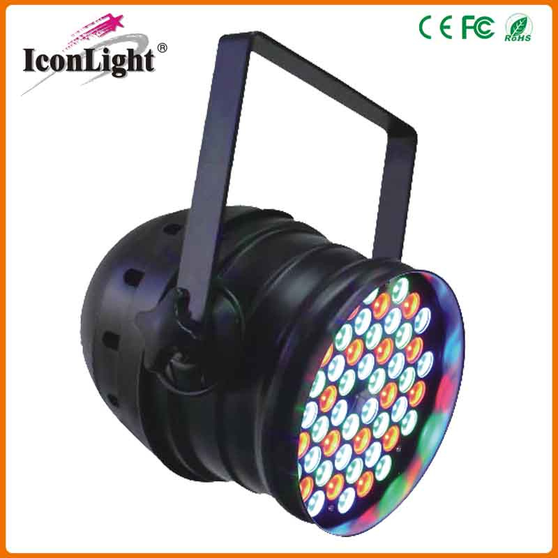 54PCS 3watt Stage RGBW LED PAR64 with 2 Years Warranty