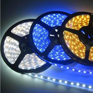12V 24V SMD5050 SMD3528 RGB Waterproof LED Strip Light with CE RoHS SGS