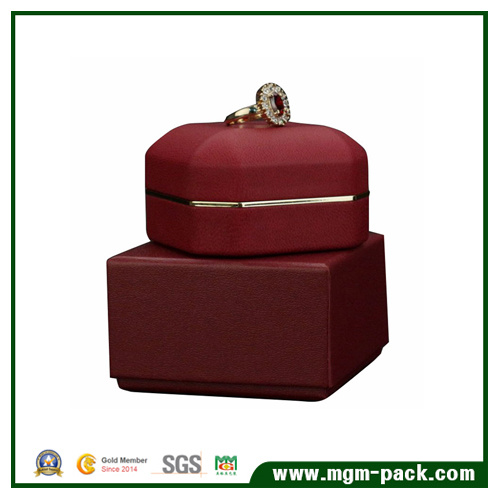 Luxury Red LED Light Jewellery Box for Ring