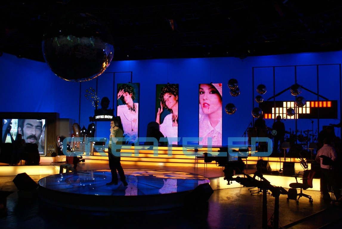 Indoor Full Color Rental LED Curtain Display (AirLED-15C)