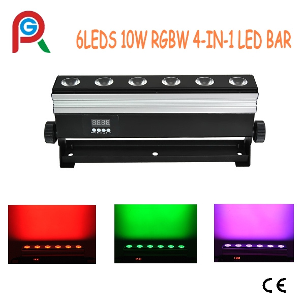 6LEDs 10W RGBW 4-in-1 Indoor LED Wall Washer