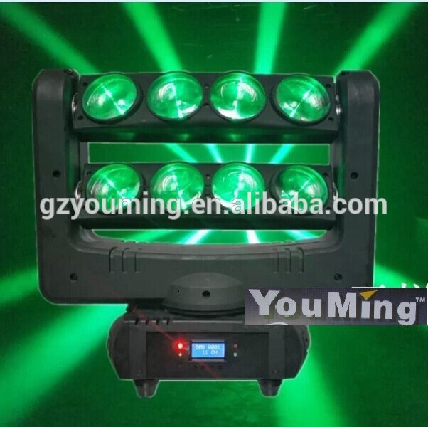 New 8PCS*10W 4in1 RGBW LED Moving Head Stage Light