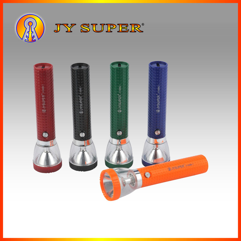 Jy Super 0.5W+0.5W LED Rechargeable Emergency Flashlight (JY-9986-1)