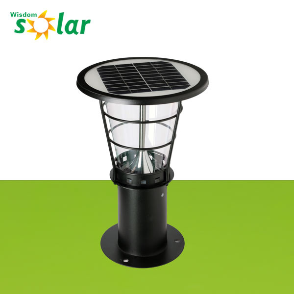 Solar Outdoor LED Fence Wall Lights, Solar Energy Light, Optional Height LED Solar Lawn Light