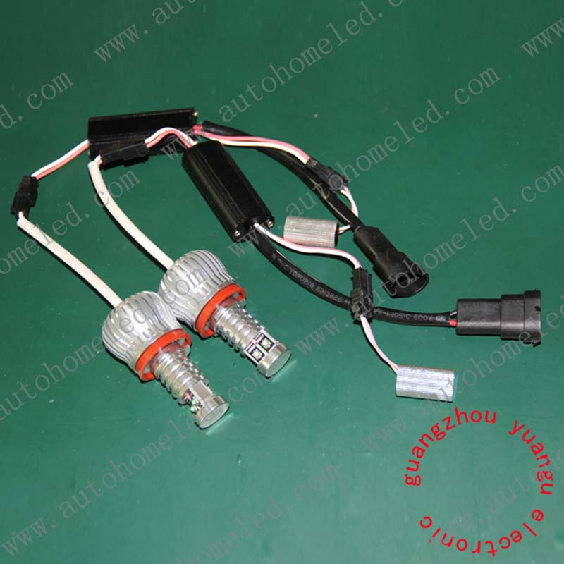 Car Super Bright Headlamp E92 4LEDs 20W CREE LED Angle Eyes