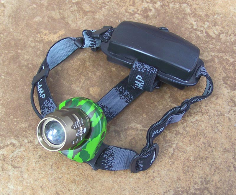Zoom 330 Lumens CREE R5 LED Headlamp