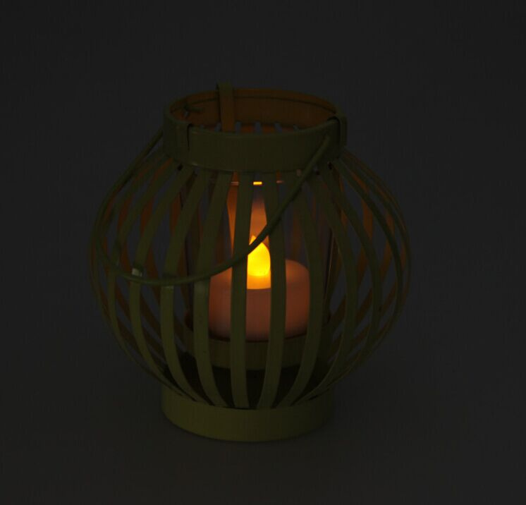Smart Glim LED Lantern with Cup Holder Tea Light
