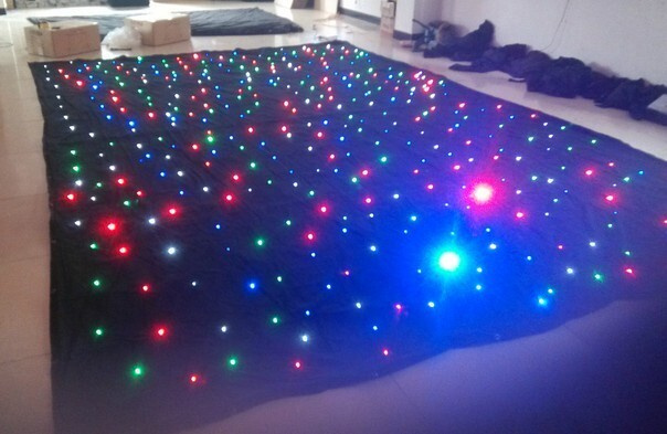RGBW Colorful LED Star Curtain