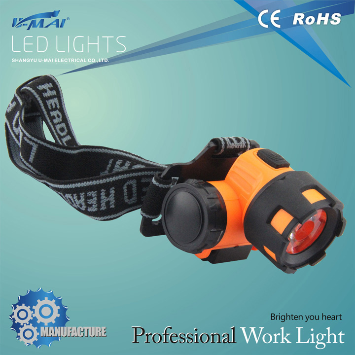 Colorful 1W Super Bright LED Head Light (HL-LA0605)