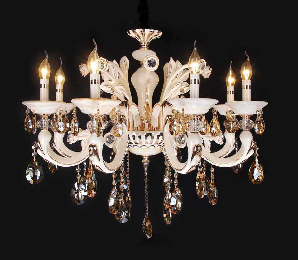 Jade Zinc-Aluminium Alloy Chandelier Aq-Wa008-8