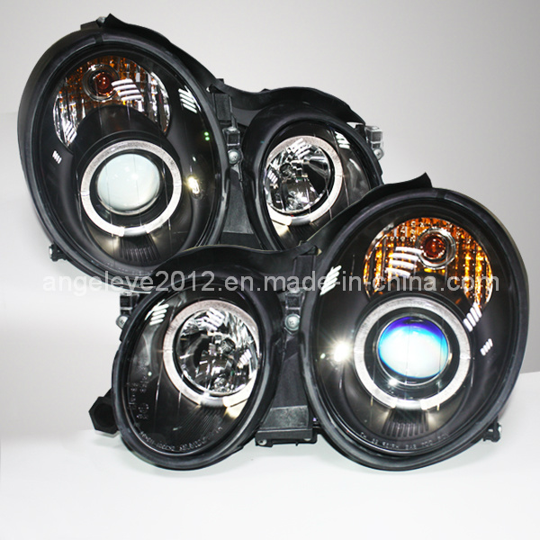 W208 LED Angel Eyes Head Lamp for Mercedes-Benz 1998-2002 Year