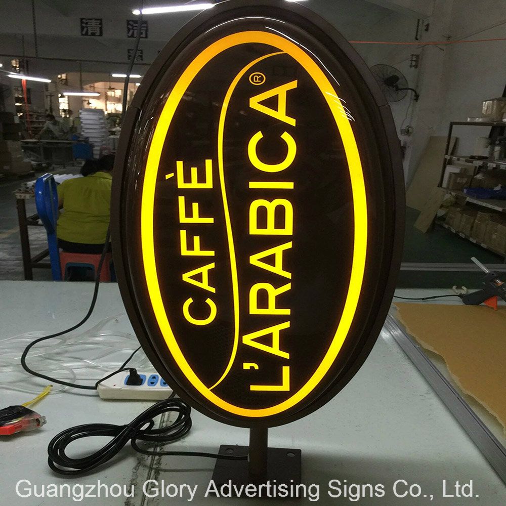 Cafe LED Light Box Store Sign