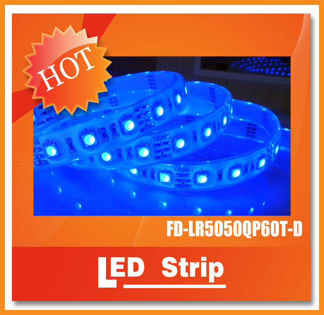 Flexible IP68 300LEDs, 72W SMD5050 RGB LED Strips Light