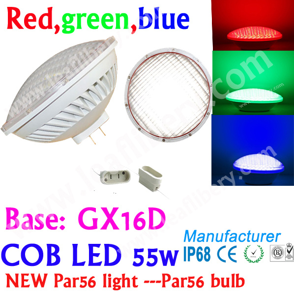 50W PAR56 LED Bulb, 500W Swimming Pool Light Wide Flood PAR56