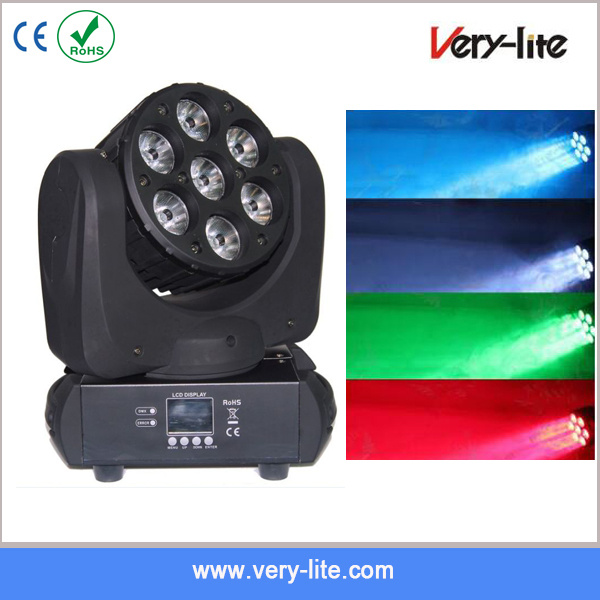 Mini 7*10W LED Beam Moving Head Light