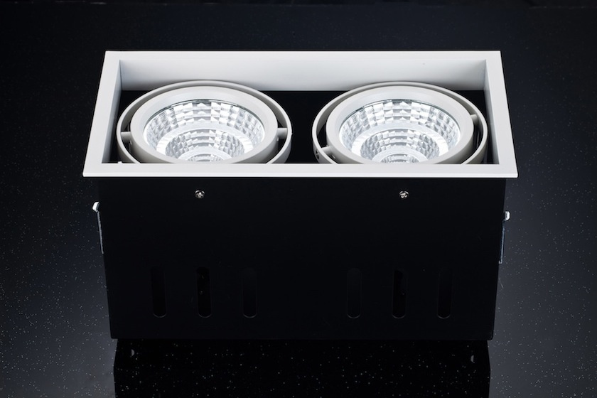 2X30W COB LED Grille Down Lights