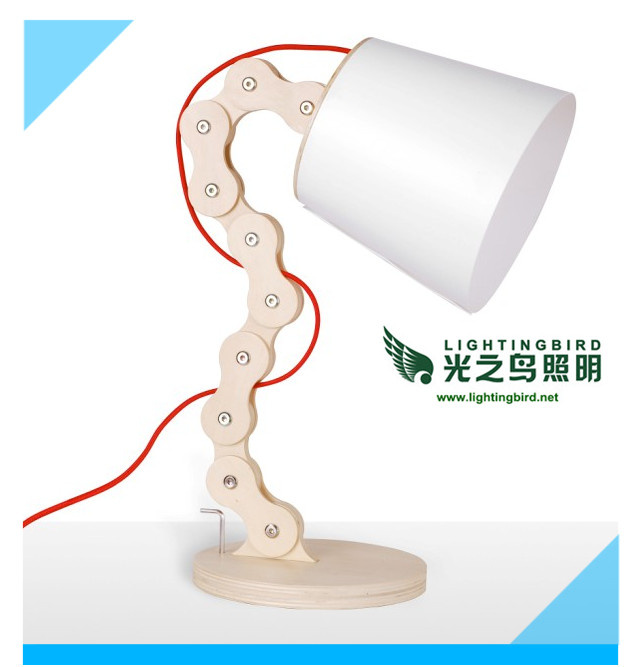 Lightingbird Flexible Computer Wood Table Lamp (LBMT-LT)