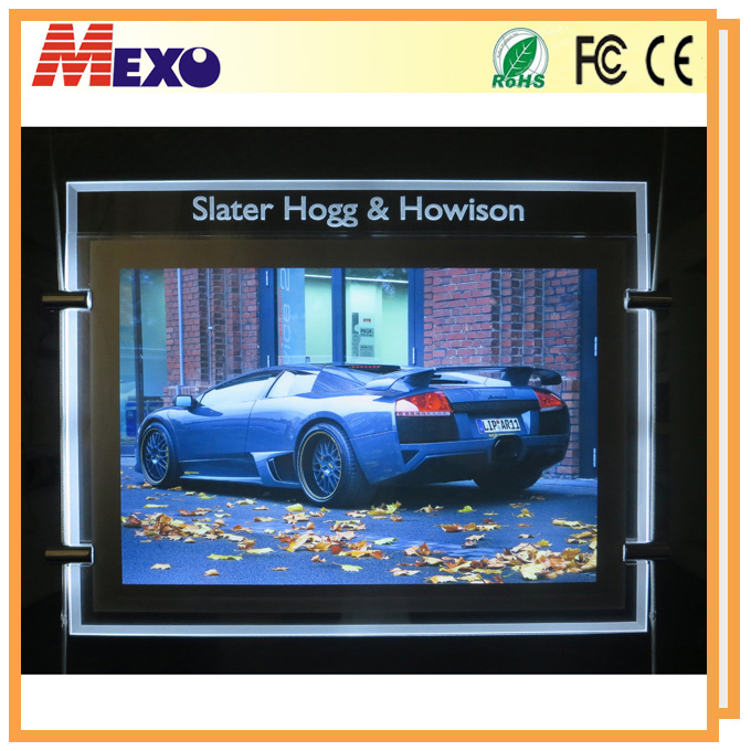 Acrylic Slim Outdoor Advertising Photography Drawing LED Lightbox