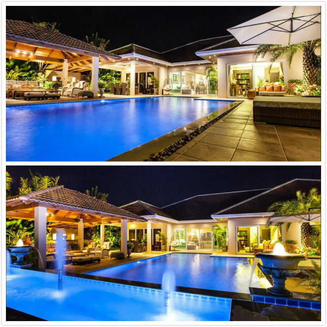 Resin Filled Swimming Pool LED Underwater Light