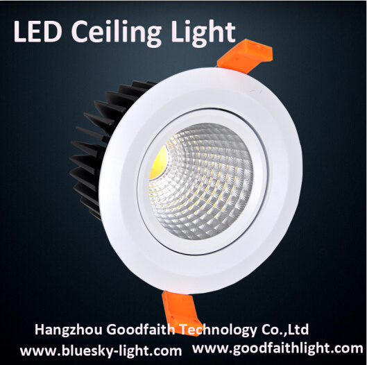 Recessed 20W COB 3000k LED Down Light (BSCL45)