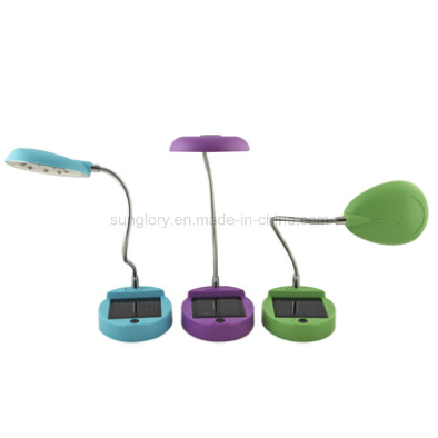 USB Solar LED Book Light, USB LED Reading Light, Mini Solar Table Light