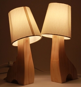 Wooden Table Lamp