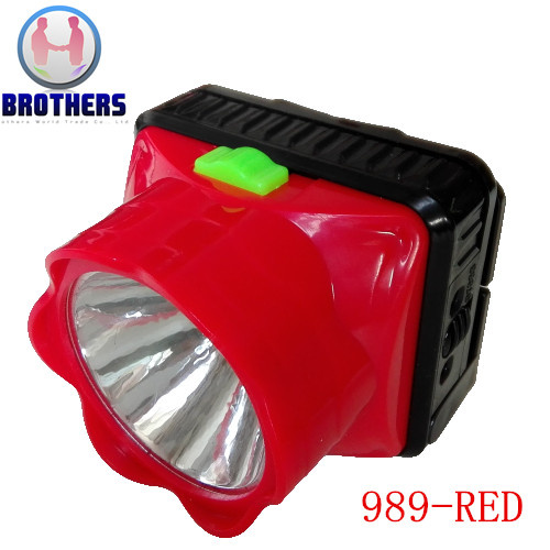 1W Outdoor Plastic LED Headlamp (989)