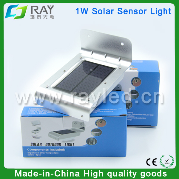 New 0.55W LED Solar Wall Motion Light