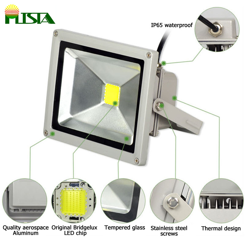 Waterproof Outdoor 50W COB LED Flood Light