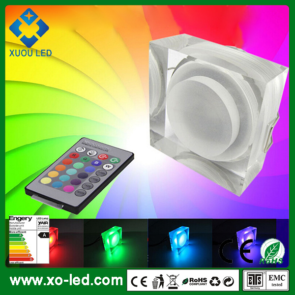 High Quality 3W RGB LED Spotlight Square LED Ceiling Light