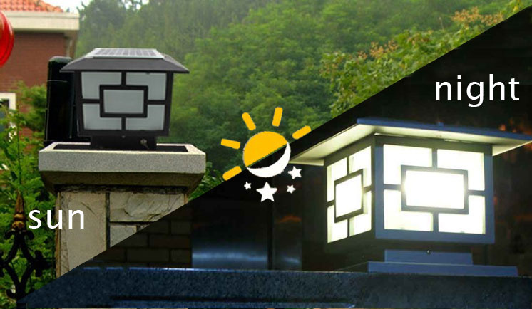 Hot-Salable Unique Solar LED Pillar Post Light/Garden Solar Light (JR-3018)