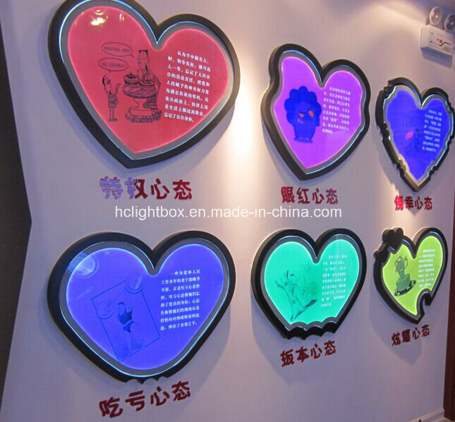 LED Unique Shape Advertising Acrylic Light Box!