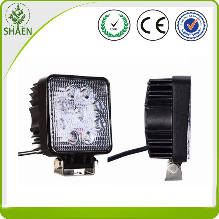 27W Square LED Work Flood Beam Lamp Light