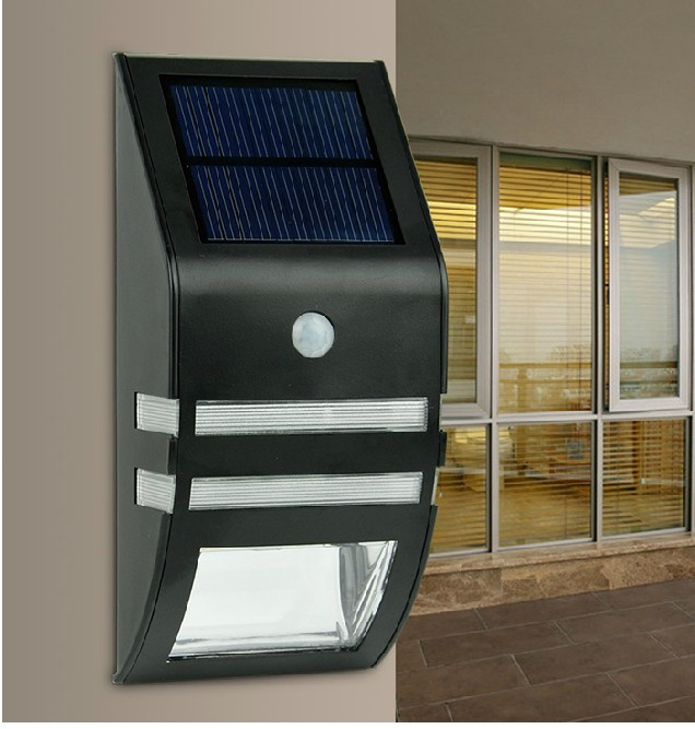 Solar Wall Lights with PIR Sensor/China Factory Solar Lights