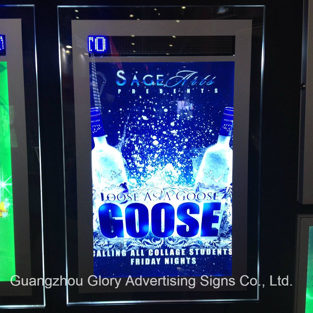 Acrylic Crystal LED Light Box /LED Crystal Display Screen