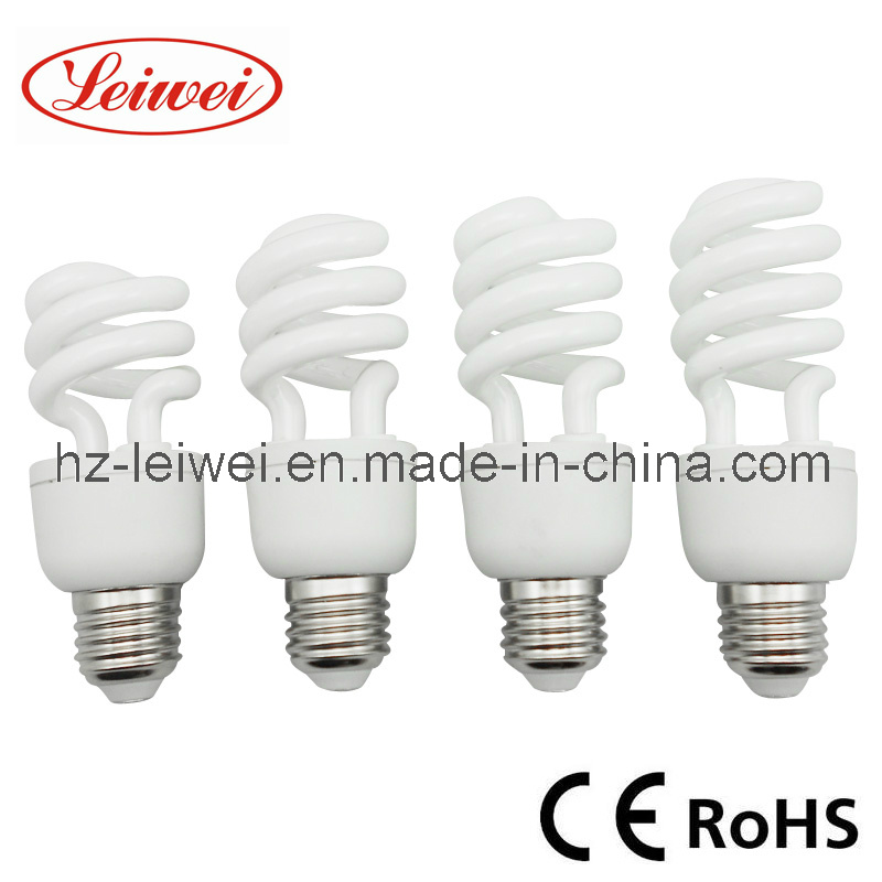 T3 7W~15W Half Spiral Energy Saving Lamp, Light