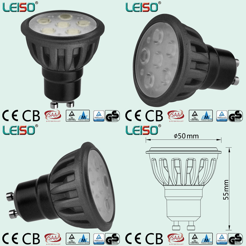 GU10 LED Spotlight with Totally Same Halogen Light Size