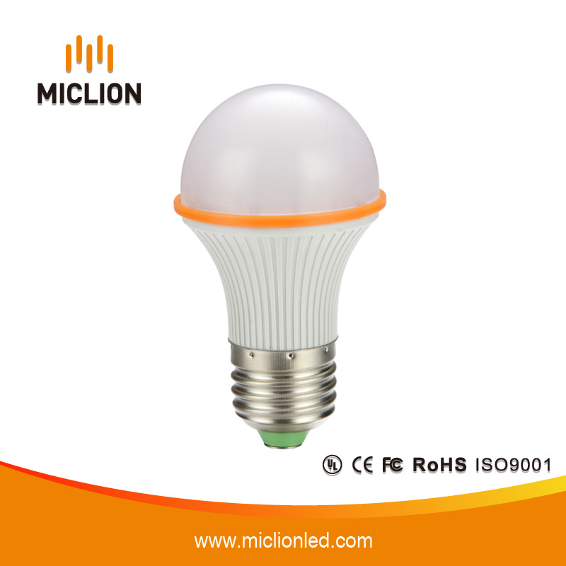 3W E27 E26 Plastic Case LED Bulb Light