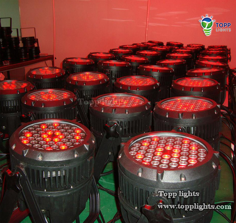 Waterproof 54*3W RGBA PAR Light