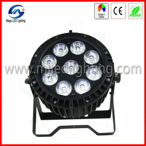 IP65 LED PAR Lighting 10W Quad Color PAR LED