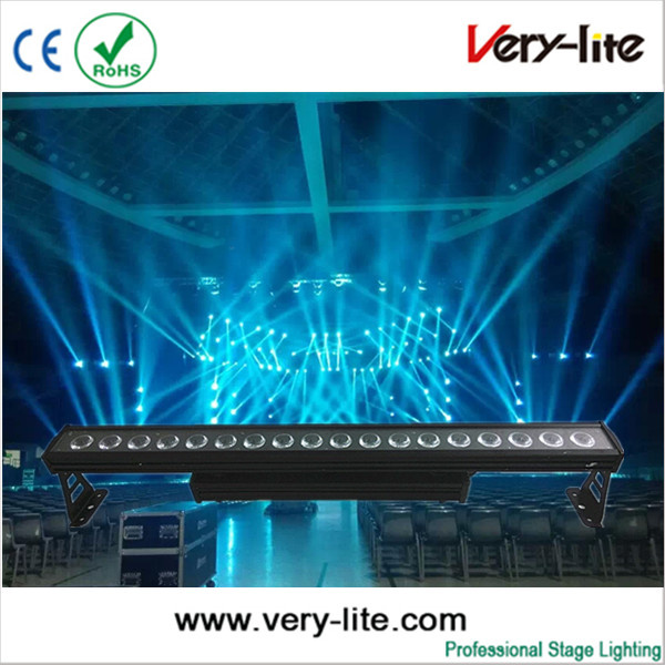 LED Stage Light 18*12W Rgbwauv 6in1 IP68 LED Wall Washer