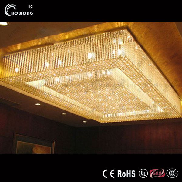 2015hot Luxury Rectangular Ceiling Chandelier