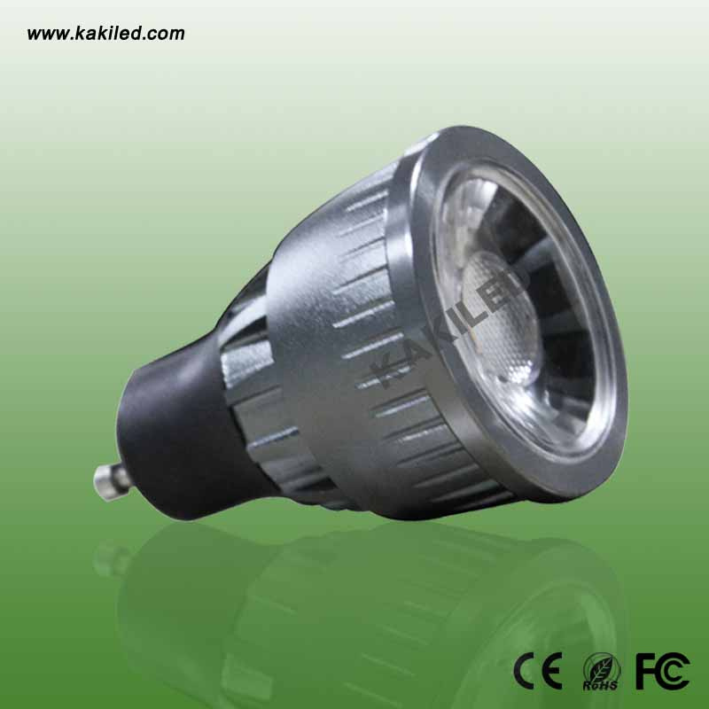 9W Dimmable GU10 COB LED Spotlight