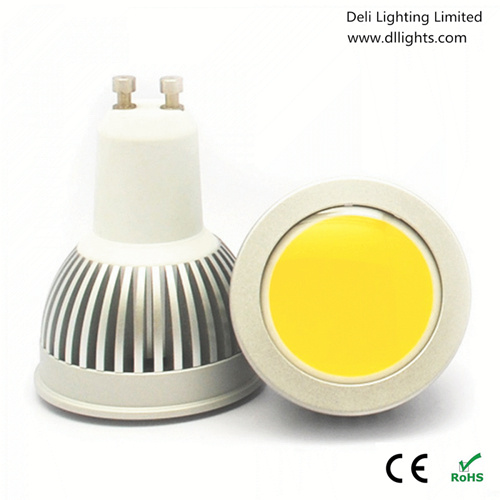 AC85-265V GU10 5W COB LED Spotlight