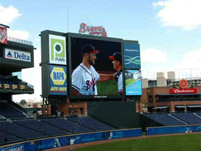 Sport Perimeter P16 Outdoor LED Display with True Color RGB