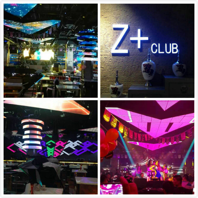 Aircraft Design Ceiling P4 LED Display for Club